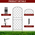 thumbnail image 4 of Patchwork Decorative Garden Fence Animal Barrier, Outdoor 38.6 "H X 10 FT Arches, 4 of 6