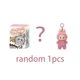 thumbnail image 1 of Labubu los monstruos latido del corazón Macaron esmalte cara caja ciega estatuilla de Pvc adorno de mesa muñeca Kawaii chico regalo de Navidad, 1 of 5