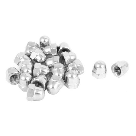 

Unique Bargains M8 Thread 304 Stainless Steel Acorn Hex Cap Nut Silver Tone 20Pcs