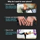 thumbnail image 5 of Guantes de fitness para ejercicios, guantes de agarre para entrenamiento, protección para entrenamiento cruzado de potencia, levantamiento de pesas y yoga., 5 of 5