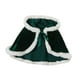 thumbnail image 1 of Capa navideña con capucha, chal corto, accesorio de disfraz navideño para juegos de pubs Verde oscuro, 1 of 7