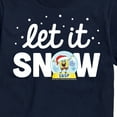 thumbnail image 3 of SpongeBob SquarePants - Let It Snow Christmas - Men's Short Sleeve Graphic T-Shirt, 3 of 6