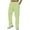 Green, variant on Wyobmus Mens Casual Linen Pants Loose Fit Elastic Drawstring Waist Straight Leg Pants Summer Pure Color Beach Pants S-2X White