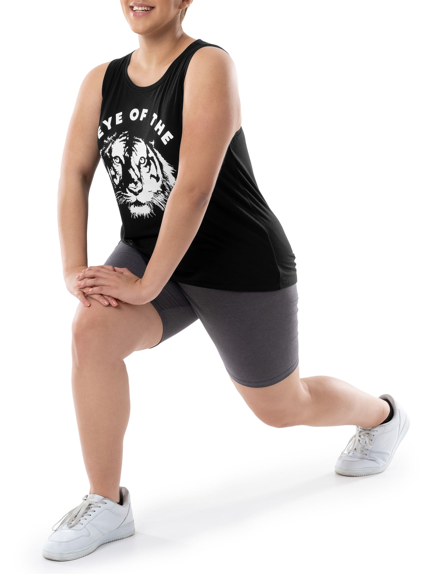 Athletic Works Women's Plus Graphic Tank Bundle, 2-pack