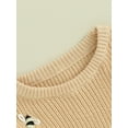 thumbnail image 4 of Baby Girl Sweater Knitted Long Sleeve Toddler Sweatshirt Bee Fall Winter Warm Oversized Infant Clothes, 4 of 8
