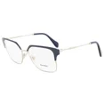 thumbnail image 1 of Brand New Miu Miu Women Authentic Eyeglasses MU 52OV UE6-101 Rx Blue Frame Italy, 1 of 6