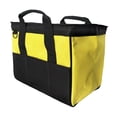 thumbnail image 1 of Bolso de hombro para herramientas de tela Oxford, organizador de herramientas, cremallera suave, forro impermeable versátil para hombres, amarillo y, 1 of 8