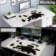 thumbnail image 6 of Gaming Mouse Pad XXL Extended Anime Mouse Pad 31.5x15.7inch, Large Cute Kawaii Big Computer Mouse Mat Desk Pad with Non-Slip Rubber Base and Stitched Edge for Home Office-Black Ink Cat, 6 of 6
