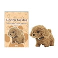 thumbnail image 2 of Interactive Plush Puppy Toy for Klds - Realistic Barking & Tail Wagging Electronic Pet, Soft & Safe Cuddly Companion for Toddlers, Durable Non-Shedding Fur, 2 of 9