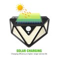 thumbnail image 3 of Luz solar para exteriores, versión mejorada 2020, luz solar con sensor de movimiento con función de alarma, 3 modos de iluminación, gran angular de 270°, luz de inundación solar impermeable IP65, para porche, patio, entrada (4 piezas) JM, 3 of 5