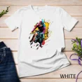 thumbnail image 1 of ALVORD Colorful Jockey On Womens Horse Racing T-Shirt Unisex S-5XL, 1 of 3