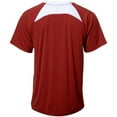 thumbnail image 2 of Clean-Up 2-Button Baseball Jersey, Adult 3X-Large, Cardinal Red with White Highlights, 2 of 2