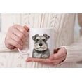 thumbnail image 7 of MUGBREW 11 Oz Ceramic Tea Cup Coffee Mug, Salt And Pepper Miniature Schnauzer Dog, 7 of 7