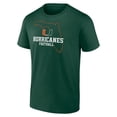 thumbnail image 2 of Men's Green Miami Hurricanes State Field T-Shirt, 2 of 3