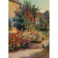 thumbnail image 2 of Hugo Charlemont 11x14 Black Ornate Wood Framed Double Matted Museum Art Print Titled: Garden in Brioni, 2 of 5