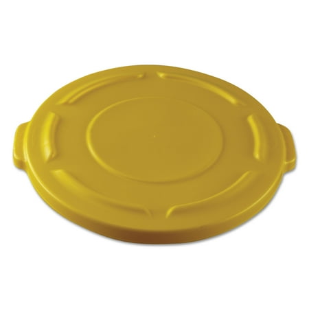 Gallon Brute Round Container Lid - Round Flat Top Lid, for 20-Gallon Round Brute Containers, 19 4/5