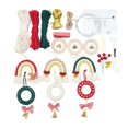 thumbnail image 4 of veasfak DIY Macrame Set DIY Christmas Tree Hanging Decoration Wall Ornament Bohemian, 4 of 9