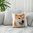 thumbnail image 1 of Gouchee Home Shiba Inu Coussin 18 x 18 po, 1 of 2