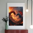 thumbnail image 2 of Diamond Art Kits for Adults - 5d Dragons Fiery Duel Sky Landscape Diamond Painting for Adults, Diamond Art for Adults Beginners, Diamond Painting Kits for Adults for Home Wall Decor, 2 of 7