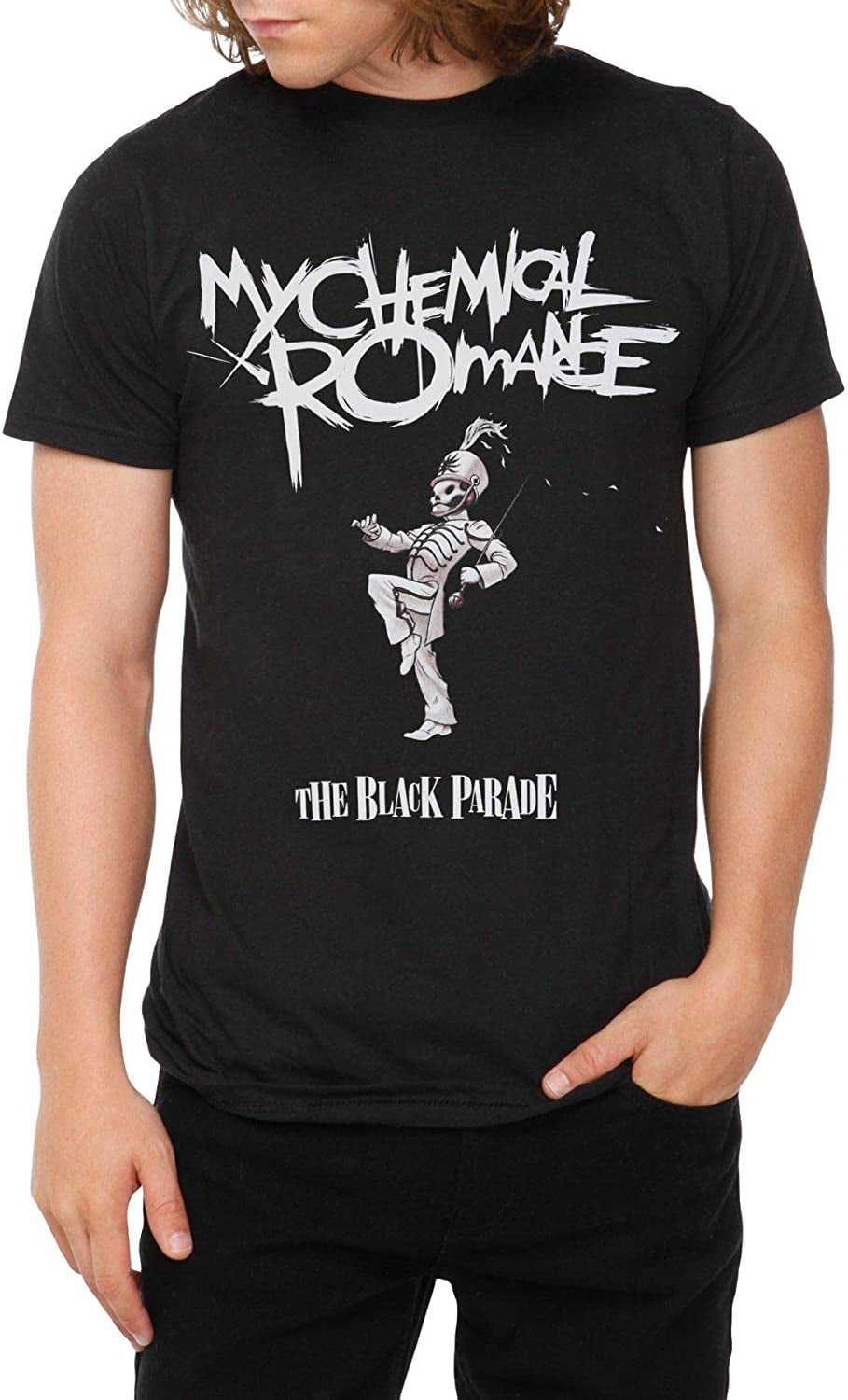 yarn See through Without Hot Topic My Chemical Romance Black Parade T-Shirt - Walmart.com