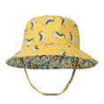 thumbnail image 3 of WUXIAN Boys Kids Sun Hats Sun Protection Upf50+ Bucket Hat Cartoon Wide Brim Adjustable Bucket For Toddler Summer Beach Play Sun Caps,Yellow,S, 3 of 6