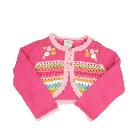 

Pre-owned Talbots Girls Pink Cardigan size: 4T