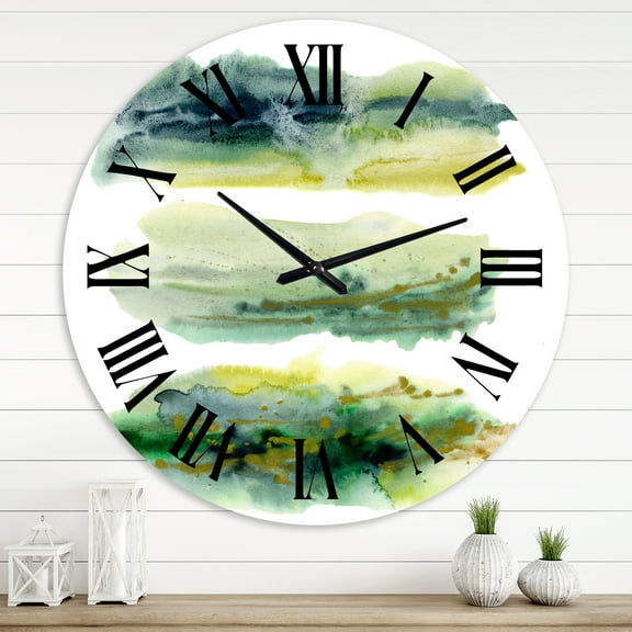 Designart 1 in Modern,Contemporary Wall Clock