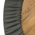 thumbnail image 4 of Ambesonne Ombre Fitted Round Tablecloth, Fumes and Smokes Design, 36"- 40" Diameter, Charcoal Grey and White, 4 of 4