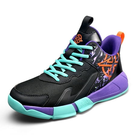 

Kid s Basketball Shoes Breathable Boys Casual Sneakers Outdoor Trainers Durable Sport Shoes(Little Kid/Big Kid)