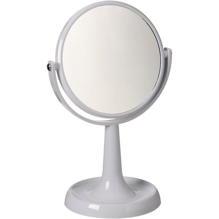 Mainstays Double Sided White Vanity Mirror, 1