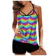 thumbnail image 1 of Acyse Womens Bikinis for Summer Clearance Juniors Split Three-piece Printed Cute Swimsuit, 1 of 2