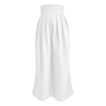 thumbnail image 6 of SNKSDGM Women's Plus Work Pants Women Long Linen Pants Women Petite Dressy Women's Solid Color Casual Speaker Casual Pants, 6 of 7