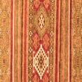 thumbnail image 1 of Ahgly Company Indoor Square Abstract Orange Modern Area Rugs, 4' Square, 1 of 4