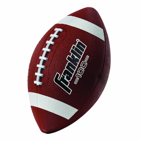 Franklin Sports Junior Size Rubber Football, Brown