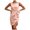 Pink_BpcZ, variant on Wedding Guest Dresses for Women Sleeveless Boat Neck Elegant Bow Formal Dresses Size L