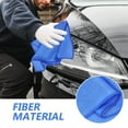 thumbnail image 6 of HOOWIFFY Soft Blue Microfiber Car Cleaning Cloths for Interior Detailing 12Pcs, 6 of 8