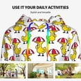 thumbnail image 4 of Honeii Rubber Duck Chicken Bird Pattern Womens Oversized Hoodies Long Sleeve Sweatshirts Pullover Fall Outfits with Pocket-Medium, 4 of 7