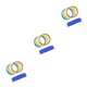 thumbnail image 4 of Vogacara 10Pc Kindergarten Teaching Aid Sport Hopscotch Game Fun Ring Jumping Type1 NO1, 4 of 6