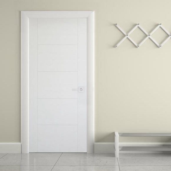 puerta semis 6 lineas blanco nevado 70x213