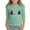 Z5-Mint Green, variant on gcong Girls Long Sleeve Shirts with Pockets Crewneck Soft Casual Raglan Kids Blouse Tee Tops 2025 Fall Fasion