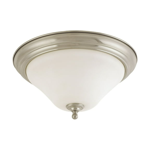 Nuvo 60-1826 - Dupont - 2 light 15" Flush Mount w/ Satin White Glass