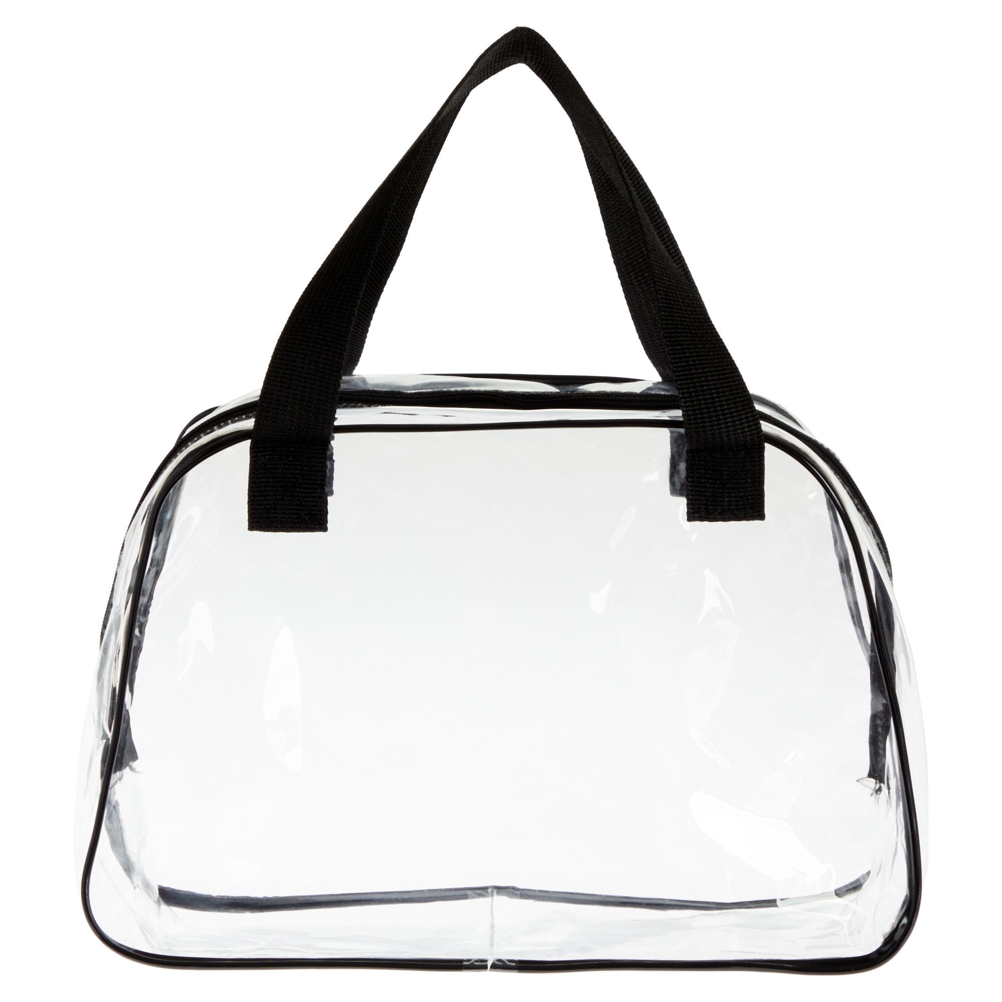 12 W x 12 H x 6 ARETE Clear Vinyl Stadium Compliant Tote Bag with  Zipper - Innovation Line