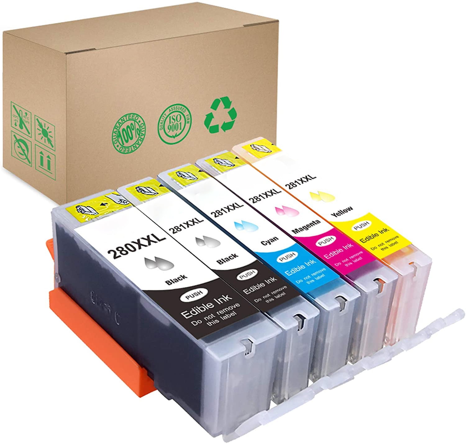EdibleThingz Cake Decorating Printer Edible Image with Ink Cartridges Wafer Paper and Sugar Sheets