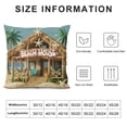 thumbnail image 5 of Shiartex  Beach House Decor Throw Pillow Cover Starfish Beach This Way Rectangular/Waist Cushion Cover Summer Holiday Beach Decor Pillowcases For Sofa Couch Porch White, 5 of 5