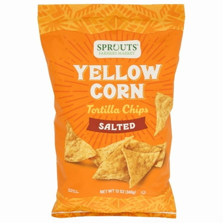 SPTs Yellow Corn Tortilla Chips 12 oz - Pack of 3