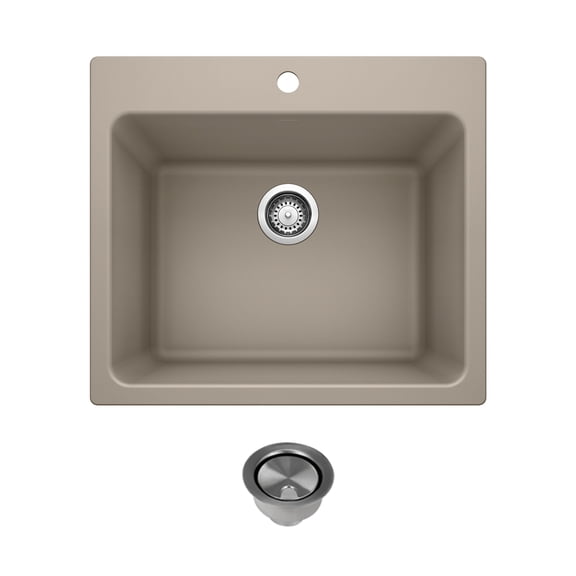 Blanco K-401926 Liven Laundry Sink with Strainer in Truffle