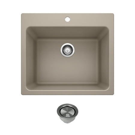 Blanco K-401926 Liven Laundry Sink with Strainer in Truffle