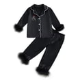 thumbnail image 6 of Gyexs Girls Pajamas Set Long Sleeve Valentine's Day Button 2PC Pjs Outfits,Toddler, 6 of 6