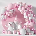 thumbnail image 2 of Rose Gold Chrome Balloons Arch Kit  Romantic 145pcs Boho Wedding Decor - Captivating Ambiance, 2 of 11