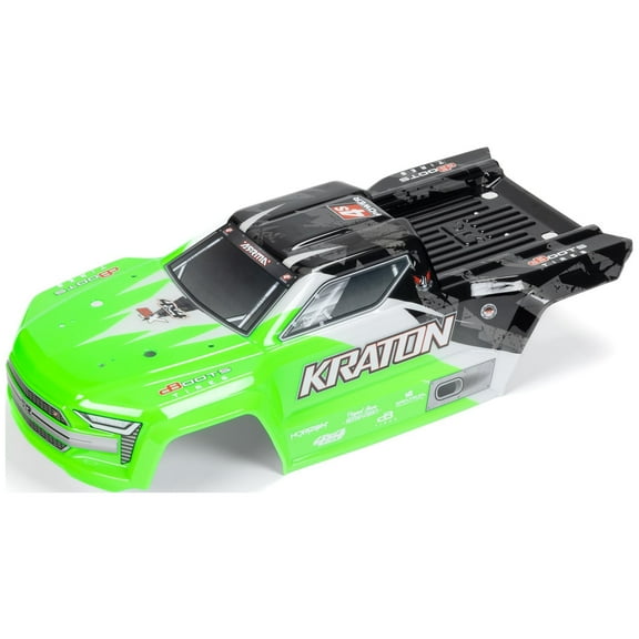 ARRMA Kraton 4x4 BLX Painted Decaled Trimmed Body Green/Black ARA402359